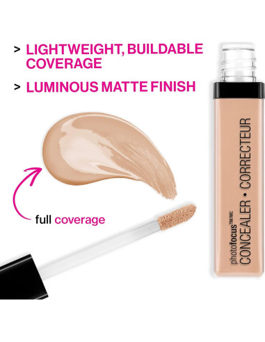 Corrector Photo Focus y Polvo Acabado Bare Focus Wet n Wild