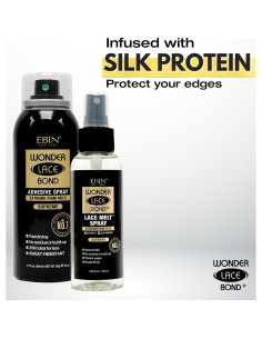 Set de Spray Adhesivo y Derretir Encaje EBIN 76.5g + 96g 2