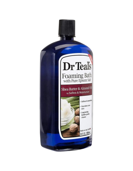 Combo de Baño Espumoso Dr Teal's 2 L Manteca de Karité y Vitamina C