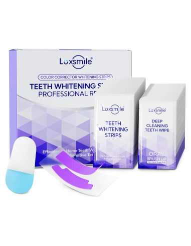 Tiras Blanqueadoras de Dientes Luxsmile 28 Sets 56 Piezas