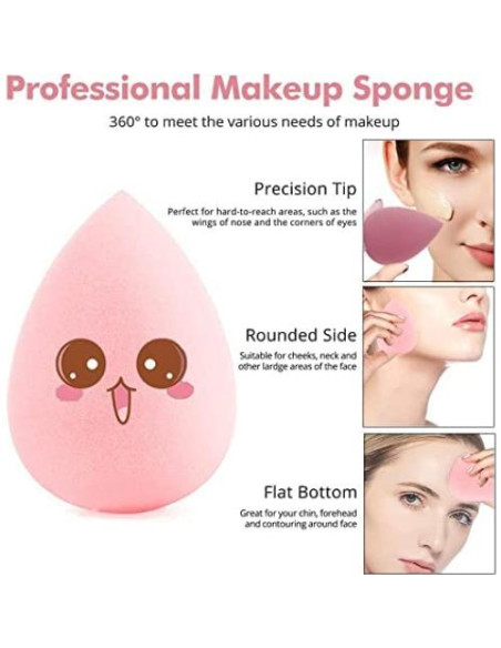 Juego de Esponjas de Maquillaje Mystic Orchard - 7 Piezas Multicolor