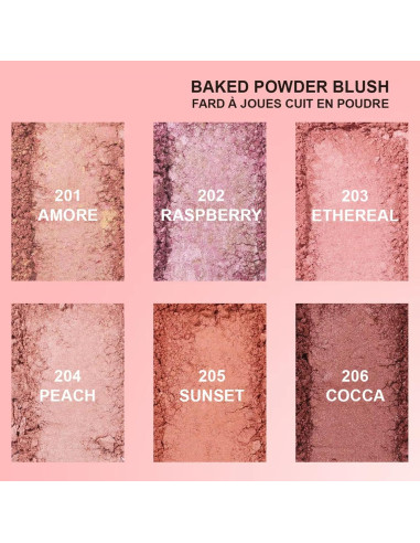 Rubor Horneado Corlo 9g - Marmoleado Brillante para Mejillas