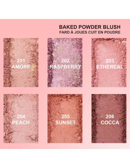 Rubor Horneado Corlo 9g - Marmoleado Brillante para Mejillas