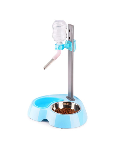 Dispensador Automático de Agua y Comida Super Design Azul