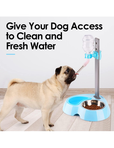 Dispensador Automático de Agua y Comida Super Design Azul