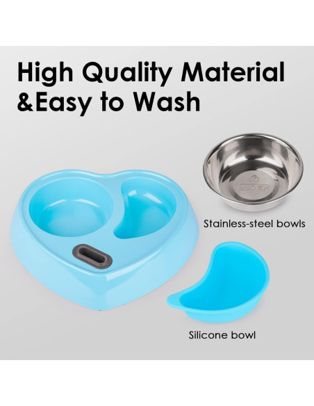 Dispensador Automático de Agua y Comida Super Design Azul