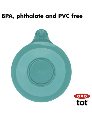 Tapón de Baño OXO Tot Verde Azulado Silicona 1 Unidad
