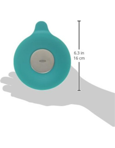 Tapón de Baño OXO Tot Verde Azulado Silicona 1 Unidad