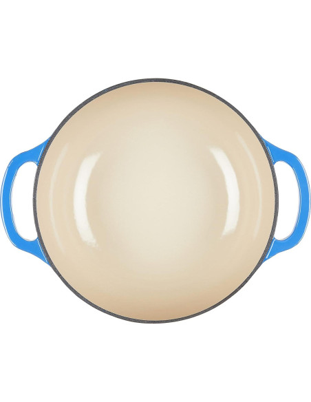 Horno Holandés Lodge 2.8L Hierro Fundido Enameled Azul Caribeño Horno Holandés Lodge 2.8L Hierro Fundido Enameled Azul Caribeño