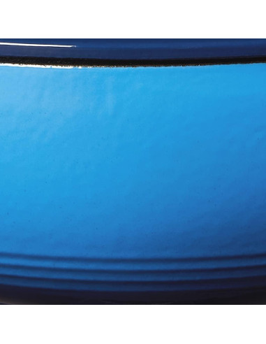 Horno Holandés Lodge 2.8L Hierro Fundido Enameled Azul Caribeño
