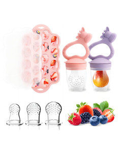 Moldes de Popsicle para Bebés Silicona BPA Libre - Set 6 Chupetes