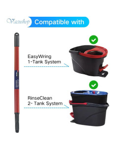 Reemplazo Accesorios Mop O-Ceda Spin Mop 1-2 Tanques Mango 2