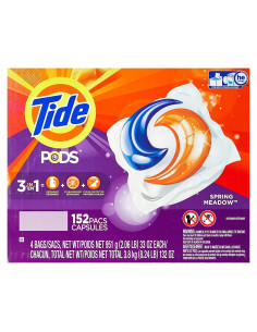 Detergente Tide Pods Meadow de Primavera 152 Unidades