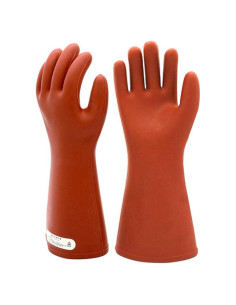 Guantes de goma aislantes eléctricos ShuangAn 12KV 36.8cm