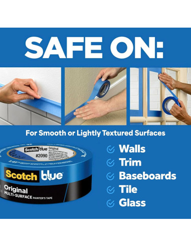 Cinta de Pintor ScotchBlue 3M 2090 - 1.27 cm x 54.86 m