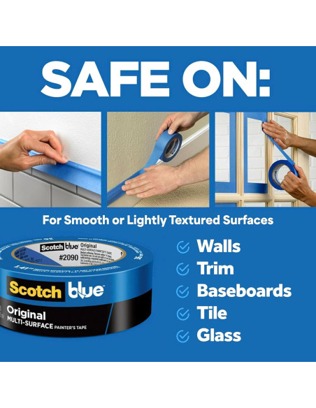 Cinta de Pintor ScotchBlue 3M 2090 - 1.27 cm x 54.86 m
