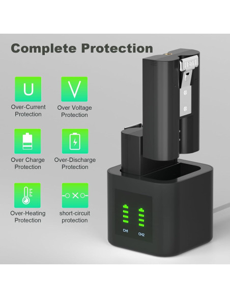 Batería Recargable 7200mAh E EGOWAY para Timbre Ring 2/3/4