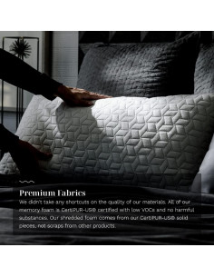 Almohada Ajustable LUXOME LAYR - Espuma Viscoelástica Refrigerante 2