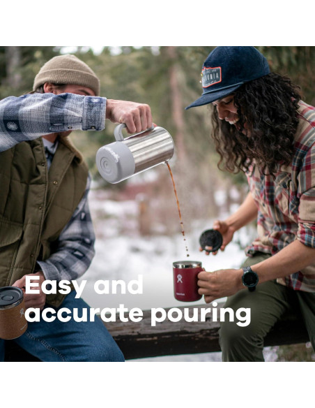 Prensa Francesa Hydro Flask 0.95L Negra Térmica Manual Prensa Francesa Hydro Flask 0.95L Negra Térmica Manual