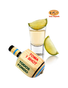 Juego de Beber Pirinola de Madera Toma Todo - Paquete de 2 2