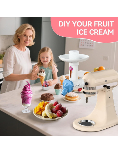 Fabricante de Helado de Frutas Congeladas IFKAF para KitchenAid