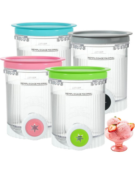 Paquete de 4 Pints y Tapas GKAKITSP para Ninja NC700/NC701