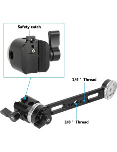 Brazo de Extensión Rosette CAMVATE para Gimbal DJI RS 2/3/RSC 2/3 Pro 2