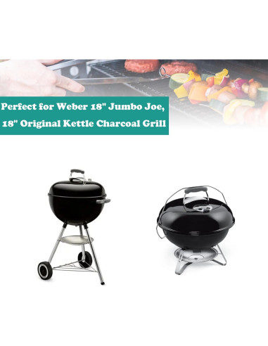 Plancha de Acero al Carbono EasiBBQ 44.45 cm para Parrillas Weber