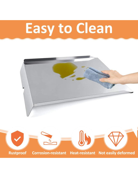 Baffle de Calor BAC012 para Parrilla Traeger Pro 575 - Acero Inoxidable