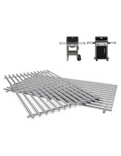 Rejillas de Acero Inoxidable 304 QuliMetal para Parrillas Weber Spirit 200