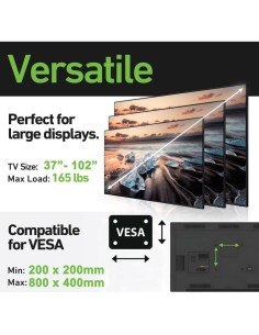 Soporte de Pared Ultra Delgado Stellar Mounts para TV 50" Samsung QN90B 2