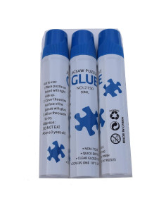 Pegamento Transparente para Rompecabezas Parachute - 3 Botellas de 50 ml