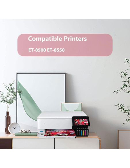 Tinta de Sublimación 600ML LNKCOS para Impresoras ET-8500 ET-8550