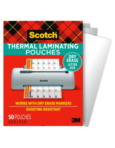 Bolsas de Laminado Térmico Scotch 50 Unidades Carta 3 mil