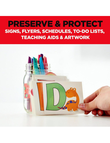 Bolsas de Laminado Térmico Scotch 50 Unidades Carta 3 mil