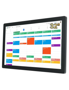 Calendario Digital WOGO 32" Táctil con Soporte y Altavoces