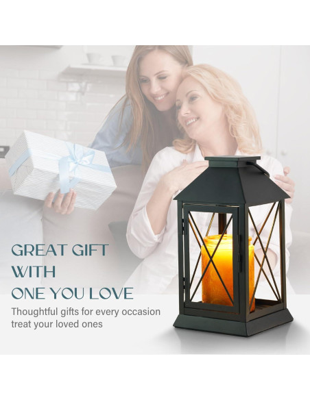 Lámpara Calentadora de Velas Aaffkaa Negra con Temporizador