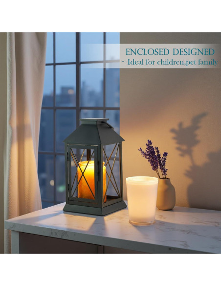 Lámpara Calentadora de Velas Aaffkaa Negra con Temporizador