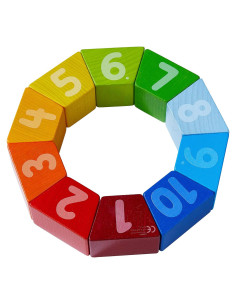 Bloques de Madera HABA Granja para Contar y Apilar 10 Piezas