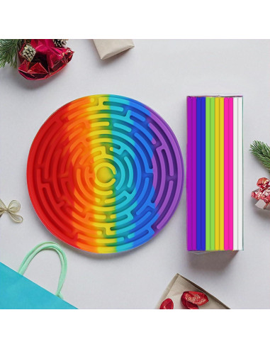 Tablero Sensorial RadBizz de Silicona para Niños y Adultos