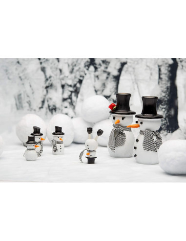 Muñecos de Nieve de Madera Woodpeckers 6.98 cm, Paquete de 25