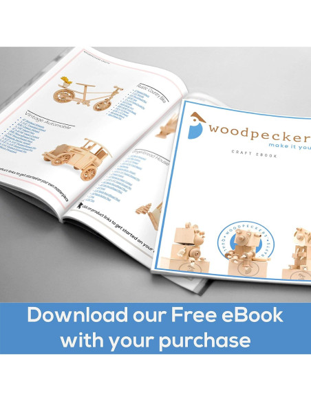 Muñecos de Nieve de Madera Woodpeckers 6.98 cm, Paquete de 25