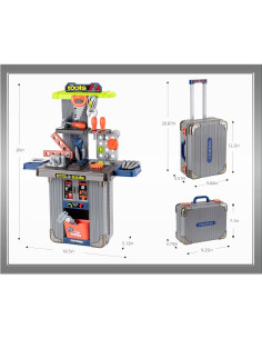 Banco de herramientas POFJOEQ 3-en-1 STEM para niños 3-5 años 2