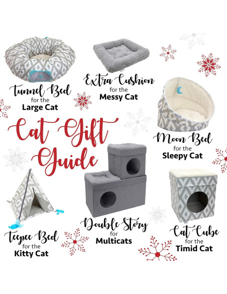 Cama Túnel para Gatos Kitty City 96.5x30.5cm Blanco Cama Túnel para Gatos Kitty City 96.5x30.5cm Blanco