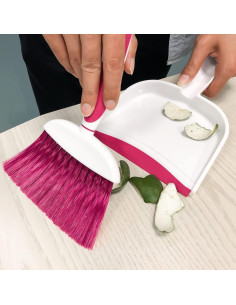 Juego de Escoba y Recogedor Mini WDDBHSKN Rosa 2