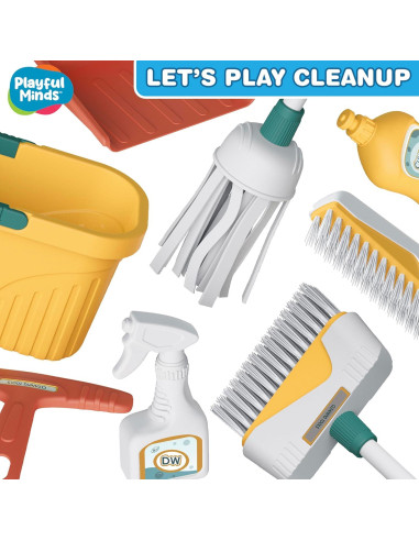 Juego de Limpieza 8 Piezas Playful Minds para Niños 3-5 Años