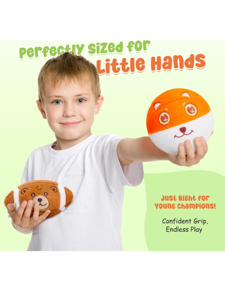 Conjunto de 3 Pelotas Suaves VangeBow para Niños 1-5 Años