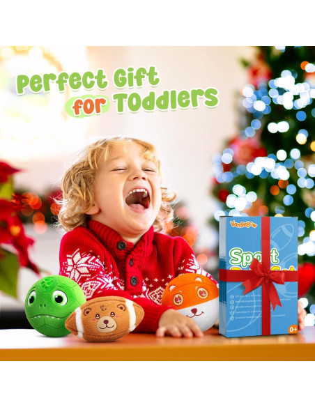 Conjunto de 3 Pelotas Suaves VangeBow para Niños 1-5 Años