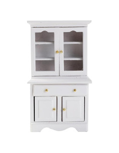 Estantería Miniatura de Madera NUOBESTY 1:12 para Casa de Muñecas