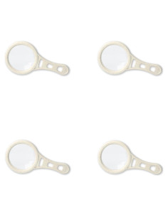 Juego de 4 Lentes de Aumento Carson - Mango Magnético 3x y 6x